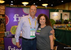 Matt Seeley with the Organic Produce Network and Karen Caplan with Frieda's Specialty Produce.